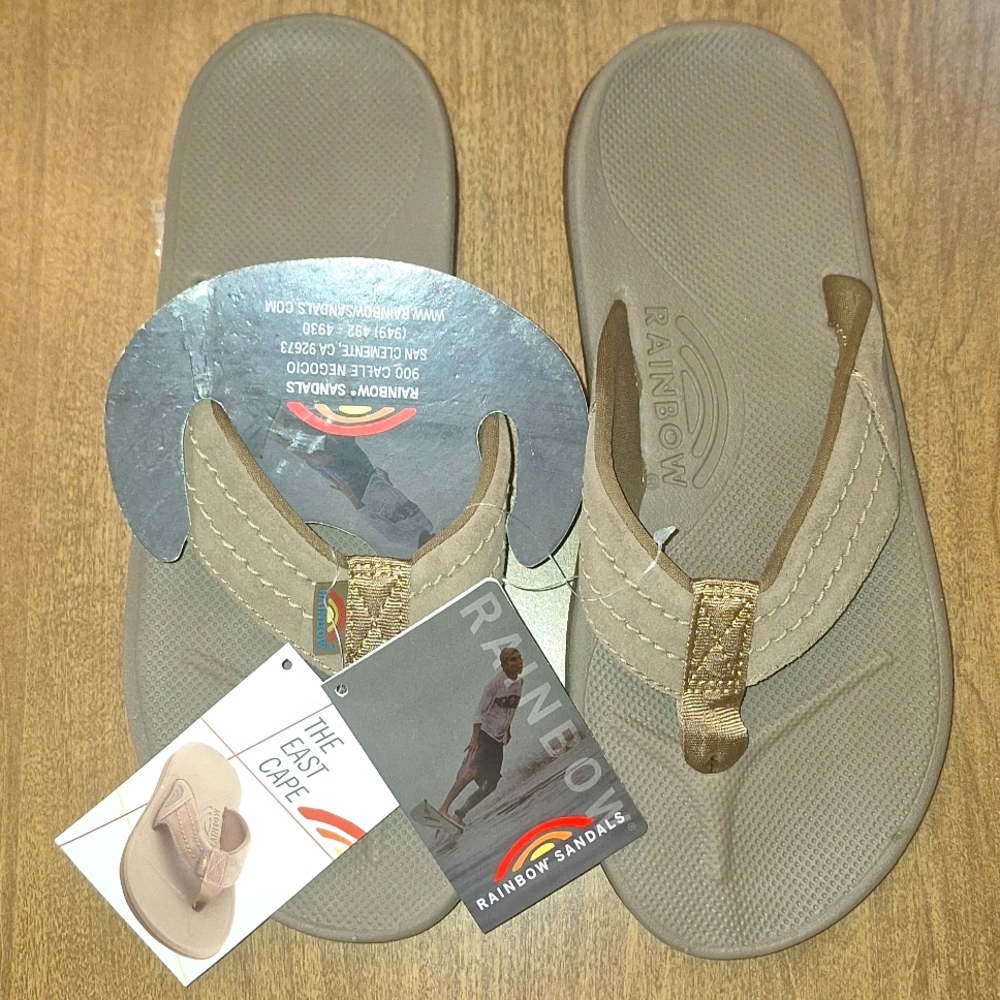 Urban Outfitters Rainbow Flip-Flops
